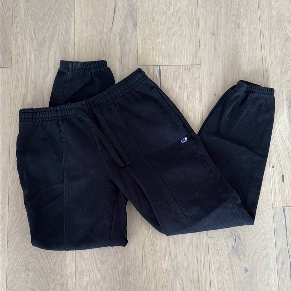 Champion Black Sweatpants/Joggers Size Small